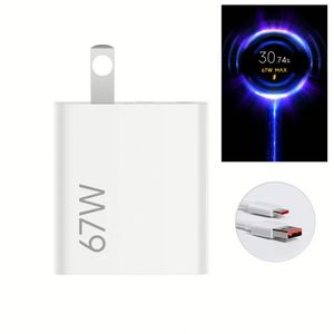 Portable 120W 67W <b>USB</b> Super Fast Charger EU US Wall <b>Plug</b> Turbo Charge Power Adapter with 6A Cable <b>Type</b> <b>c</b> for Xiaomi 13 14 - Product Image 1