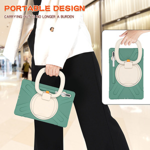 เคสกันกระแทกทนทานพร้อมที่ใส่ปากกา <span class=keywords><strong>S</strong></span>,ขาตั้งหมุนได้สำหรับ <span class=keywords><strong>Samsung</strong></span> <span class=keywords><strong>Tab</strong></span> S7 <span class=keywords><strong>Plus</strong></span> 12.4นิ้ว2020 SM-T970 - Product Image 4