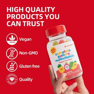 Gomitas multivitamínicas vegetarianas <span class=keywords><strong>de</strong></span> energía diaria <span class=keywords><strong>de</strong></span> fábrica OEM <span class=keywords><strong>para</strong></span> adolescentes, vitaminas <span class=keywords><strong>C</strong></span> E B con sabor a frutas, 150 <span class=keywords><strong>c</strong></span>ápsulas - Product Image 6