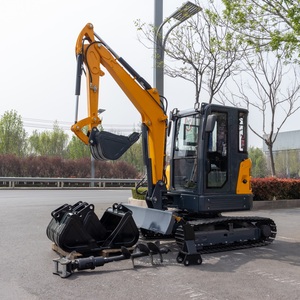 Mini-excavatrice chinoise de 3,5 tonnes, mini-excavatrice de 4 tonnes, mini-excavatrice chinoise avec cabine et pince hydraulique - Product Image 2