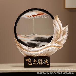 Feihuang Tengda เครื่องประดับแบบดูดทรายสุดสร้างสรรค์สำหรับห้องนั่งเล่นตู้ทีวีทางเข้าโต๊ะเครื่องประดับเรซิ่นงานฝีมือขายส่ง - Product Image 2