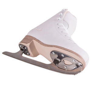 Patines de Hielo de Cuero Blanco con Cuchilla de Metal para Patinaje Artístico - Product Image 5