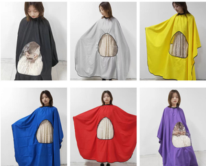 Offre spéciale Vente en gros Outils de salon de coiffure en nylon imperméable personnalisés Tablier de fenêtre créatif - Product Image 4