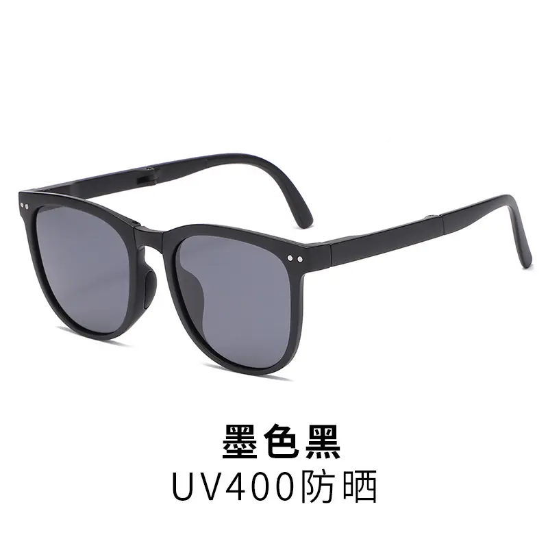2023 hot seller fashion tr90 driving sun glasses unisex uv400 polarized tac foldable sunglasses with case for male women