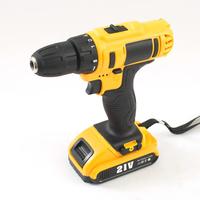 Perceuse visseuse sans fil 21V au lithium Batteries électriques Perceuse sans fil Perceuse à percussion sans brosse