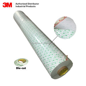 Ruban adhésif double face MACtape 55261, bande double enduite, support en polyester fin, stabilité dimensionnelle, ruban tissé découpé à la presse - Product Image 1