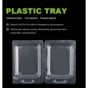 Barquette en plastique PET transparente jetable de 23*19*3,5 cm pour l'emballage électronique dans la vente en gros d'électronique grand public - Product Image 2