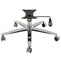 Base de chaise de bureau exécutive en alliage d'aluminium cinq étoiles avec fonction ergonomique pour salle de réunion et chaise d'ordinateur