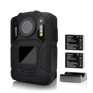 4g人体摄像头全球定位系统无线视频加密AES256 IP66执法人体佩戴摄像头