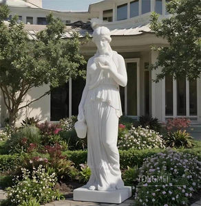 Estatua de Mármol de Tamaño Real de Herbie, una Diosa de la Mitología Griega, Diseño Europeo Escandinavo Independiente, de Tongmei - Product Image 1