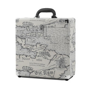 Boîte de rangement pour disques vinyles en cuir, étanche, antichoc, pour collection, boîte de rangement pour tourne-disque, étui de transport pour disques vinyles - Product Image 6