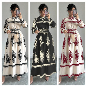Nuevos Diseños Personalizados con Estampado, Cinturones de <span class=keywords><strong>Moda</strong></span> al por Mayor para Mujer, Estilo Casual Largo, Floral, Romántico, Oriente Medio 2026 - Product Image 4