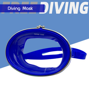 Masque encadré à une fenêtre en verre trempé de 4,0 mm anti-buée pour la plongée en apnée et les sports nautiques universels - Product Image 4