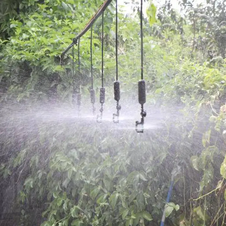 Herramienta de riego por goteo de nebulización de invernadero agrícola jardín tipo G microaspersor de refracción giratorio de 360 grados
