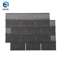 3-Tab-Asphalt-Dachschindeln Wasserdichte Leichtgewichtige Bitumen-Schindeln in Kundenspezifischer Farbe für Wohnbauprojekte