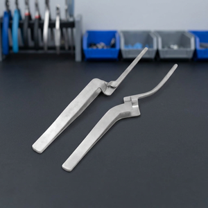 Pinces à papier articulées 2 pièces ensemble outils chirurgicaux dentaires en acier inoxydable pince à épiler Instruments orthodontiques par SHU - Product Image 2
