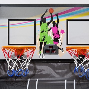 Machine de tir au basket-ball portable OEM pour 2 personnes, pour l'entraînement en salle et les jeux d'enfants, pour les centres de jeux - Product Image 4