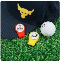 Marqueur de balle de golf en silicone USA Mairun avec clip pour chapeau, fermeture magnétique puissante, excellent cadeau de golf pour femmes et hommes (Pack 3/4/7)