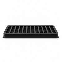Plateau antistatique personnalisé avec compartiments pour appareils numériques, composants de matériel, emballage intérieur thermoformé en PET