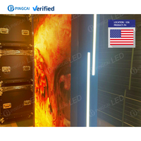 America Outdoor 7.8x3ft 960x2400mm Floor-standing Fixe Outdoor Roadside Led Advertising Screen Waterproof Led Video Wall Screen