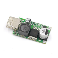 LM2596HV Modul Daya Step-Down Baterai DC-DC 12V-48V Ke 5V USB/Papan Pengisi Daya Ponsel Tiongkok Tanpa Pemasangan