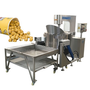 Grande Machine à Popcorn Automatique Commerciale et Industrielle, 100L 200L, au Caramel, Électrique et à Gaz, Fournisseur de Ligne de Production de Popcorn Chinois - Product Image 4