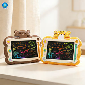 Tablette d'écriture interactive musicale et lumineuse en plastique coloré pour <span class=keywords><strong>dessin</strong></span> technique, jouet sensoriel et créatif pour bébés et enfants (thème STEM) - Product Image 1