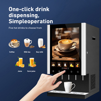 Distributeur automatique de café 50S : Machine à café instantané en libre-service sans surveillance avec une variété de saveurs au choix