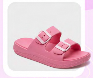 Sandali Unisex in EVA con Doppio Cinturino, Taglia 25, Comode Scarpe Estive per Bambini, Colore Unico con Chiusura a Fibbia - Product Image 4