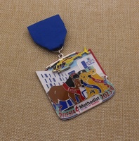 Médaille d'or en émail dur de haute qualité personnalisé à l'usine