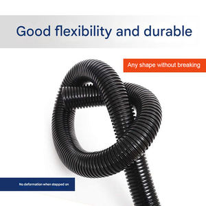 PP Pvc Pe Polyéthylène Taille Personnalisée Conduit Électrique Conduite D'eau De Pluie Fil Ondulé Métier À tisser Câblage Tuyau Split Tube Ondulé - Product Image 5