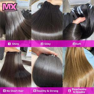 Cheveux humains vierges bruts non traités de Birmanie, paquet de cheveux vierges bruts non traités, donneur unique, cambodgien, 100% cuticules alignées - Product Image 6