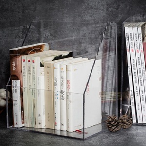 פשוט creative שקוף אקריליק ספר אחסון תיבת מדף ספרים - Product Image 3