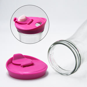 Bouteille en verre 1L avec couvercle blanc Lait brésilien Bouteille de brassage domestique portable Bouteille d'enzymes Ensemble de bouilloire d'eau froide - Product Image 3