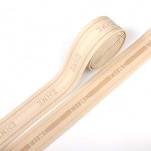 Newest Design Nylon Webbing <b>Elastic</b> With Customized Jacquard Logo <b>Elastic</b> for Garment Accessories Waist Band - Product Image 1