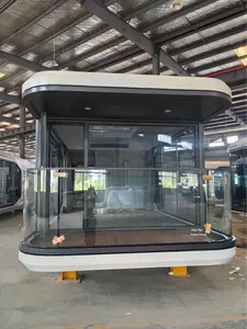 Casa Prefabricada Portátil de Aluminio, Tipo Cápsula Espacial, Aislada para Climas Extremos, para Retiros en la Montaña, Villas, Resistente al Fuego - Product Image 3