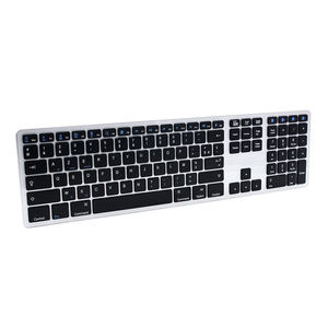 Multi-devices Oem Azerty Arabic bluetooth Keyboard with Number Pad for samsung galaxy <b>Tab</b> Pc Pad Android Tv - Product Image 1