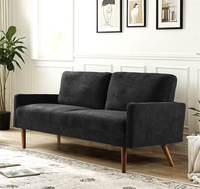 Moderne gepolsterte 3-Sitzer-Couch im europäischen Stil Chic Wohnzimmer möbel Sitzmöbel für Home Apartment Office Velvet Sofa