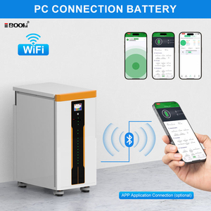 Custom LiFePO4 51.2V <b>Battery</b> 400-700Ah 25-35KWh Rack-<b>mounted</b> Household Energy Storage Wheels Cooling System LCD BT/WiFi 10-Year - Product Image 3