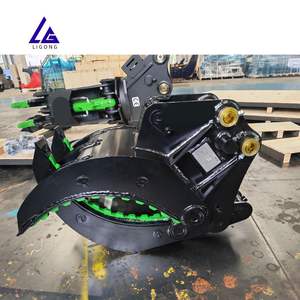 Garra mecánica para excavadora, tipo de enlace para cazo, sin sistema hidráulico, estructura simple, funcionamiento estable - Product Image 2