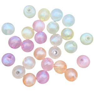 Perlas de imitación en forma de bola, cuentas sueltas de resina para pulseras DIY, accesorios para el cabello, colgante para coche, unisex - Product Image 5