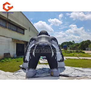 Thương mại khổng lồ <span class=keywords><strong>Inflatable</strong></span> Đen GORILLA quảng cáo <span class=keywords><strong>Inflatable</strong></span> động vật nhân vật cho lễ hội âm nhạc sân khấu đạo cụ - Product Image 6