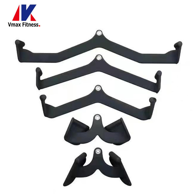 Gym Fitness Equipment Cable Machine Attachments 5PCS Mag Grips Handle  Accessories Lat Pulldown Bars 5 Pieces Set