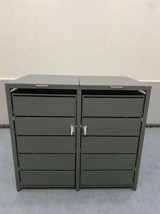 صندوق من الشركة المصنعة للمصدر لـ 2 سلة واحدة لتر لكل علبة عجلات بلون أنثراسايت - Product Image 2