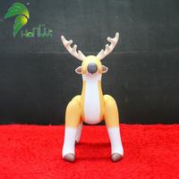 2025 cerf debout en PVC personnalisé gonflable avec jouet de dessin animé gonflable grinçant Sph