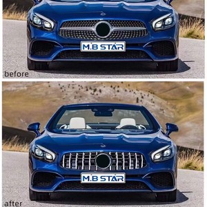 Rejilla Delantera GT Starry Sky para Mercedes-Benz Clase SL R231, Accesorio de Mejora de Plástico ABS para Parachoques Delantero - Product Image 1