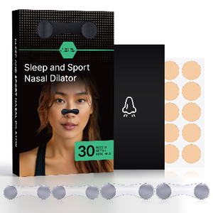 Nueva Caja OEM con Velcro para Kit de Inicio, Dilatadores Nasales, Tiras Nasales para Mejorar la Respiración, Aumentar el Flujo de <span class=keywords><strong>Aire</strong></span>, Mejorar el Sueño y Reducir los Ronquidos - Product Image 1