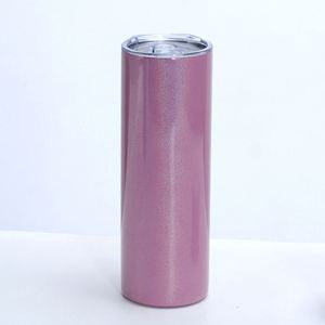 20oz Portable Straight Tumbler <b>Glitter</b> Surface 304 Steel Vacuum Sublimation Outdoor Sports Mug Wholesale - Product Image 4