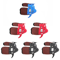 Doigt découpé au tir à l'arc, numéro 16 cm, noir, bleu, rouge, gauche et droite