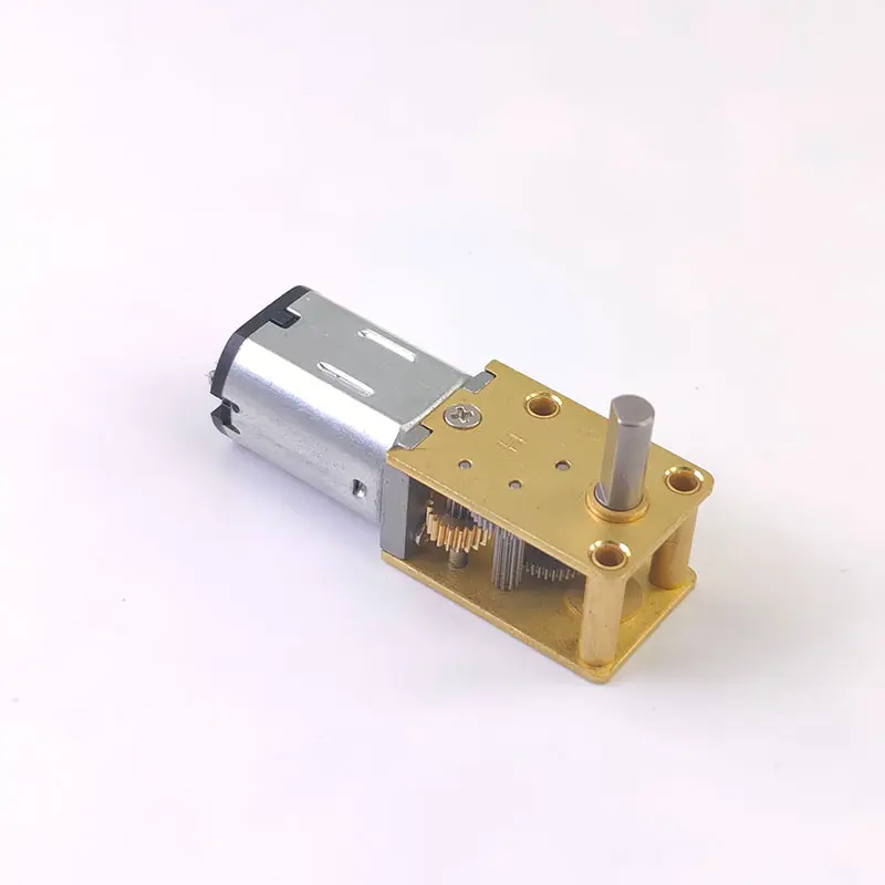 Custom mini 3v 6 v12v 8mm kleiner motor n20 getriebe DC motor mit untersetzung getriebe N20-1218 schnecken getriebe selbstsicher nder motor